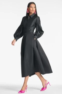 Astor Top - Black -Sachin and Babi US ASTORTOP LEIGHTONSKIRT BLACK SIDE