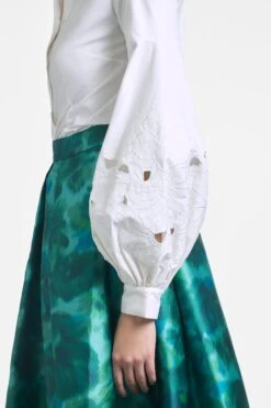 Astor Top - White -Sachin and Babi US ASTORTOP WHITE DETAIL