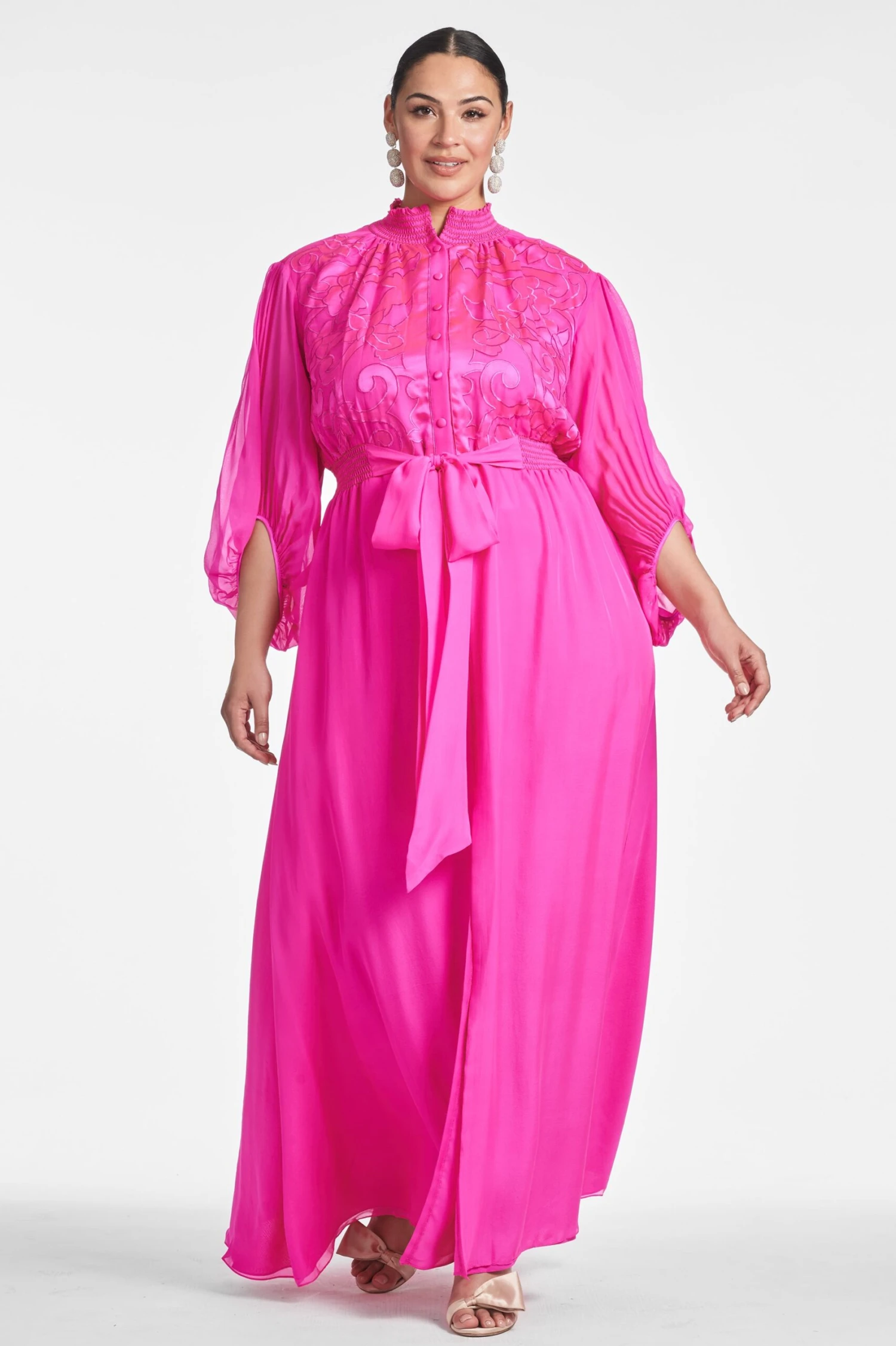 Beatrix Gown - Fuchsia 8 Beatrix Gown - Fuchsia - Image 6