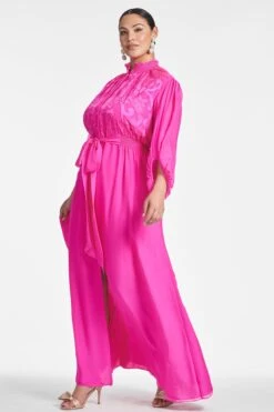 Beatrix Gown - Fuchsia 18 Beatrix Gown - Fuchsia -Sachin and Babi US BEATRIXGOWN FUCHSIA SIDE