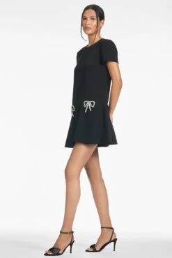 Bethany Dress - Black -Sachin and Babi US BETHANYDRESS BLACK SIDE2