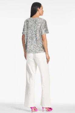 Bette Top - Silver -Sachin and Babi US BETTETOP SILVER BACK