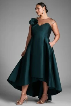 Blakely Gown - Forest Green 17 Blakely Gown - Forest Green -Sachin and Babi US BLAKELYGOWN FORESTGREEN FRONT3
