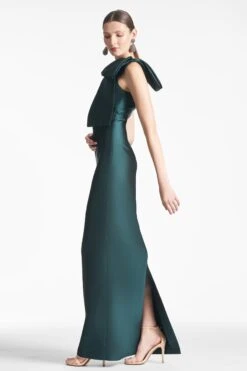 Bonnie Gown - Forest Green -Sachin and Babi US BONNIEGOWN FORESTGREEN SIDE 3de4bca4 026d 4de5 95a8 1eb8992b4929