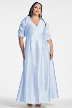 The Hug Shawl - Glacial Blue -Sachin and Babi US BROOKEGOWN HUGSHAWL GLACIALBLUE FRONT6