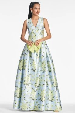 Cupids Clutch - Electric Lime -Sachin and Babi US BROOKEGOWN SKYCITRINEFLORAL FRONT3 d2578893 d683 47a0 95f5 fa3d6f44d64f