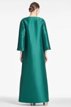 Calliope Coat - Emerald -Sachin and Babi US CALLIOPECOAT EMERALD BACK