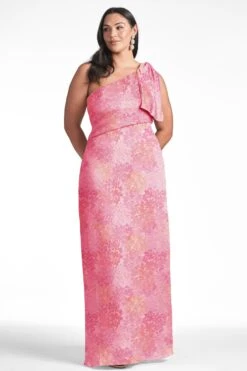 Chelsea Gown - Pastel Sunset Hydrangea -Sachin and Babi US CHELSEAGOWN SUNSETHYDRANGEA FRONT12 f0a2edc2 5b90 4a6c b6bc e1c8553baf16