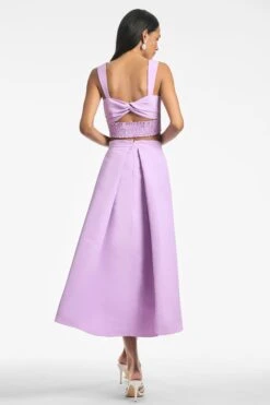 Leighton Skirt - Lilac -Sachin and Babi US DARCYTOP LEIGHTONSKIRT LILAC BACK c3cbe34f be13 4240 90ab a4f9342193c7