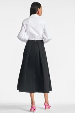 Elizabeth Top - White -Sachin and Babi US ELIZABETHTOP LEIGHTONSKIRT WHITE BACK2