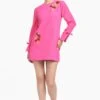 Embroidered Lily Dress - Electric Pink - Final Sale -Sachin and Babi US F241D04 966 3