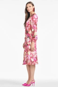 Lola Dress - Deep Pink Dahlia - Final Sale -Sachin and Babi US F241D45 695 4