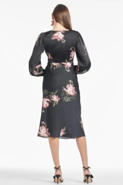 Lola Dress - Noir Blossom -Sachin and Babi US F241D46 004 4