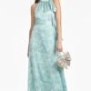 Kayla Gown - Sage Painted Floral -Sachin and Babi US F241D49 329
