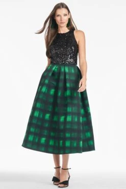 Sequin Lexi Top - Black -Sachin and Babi US F242S05 303