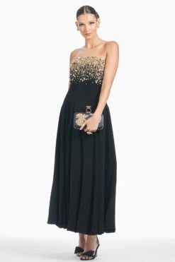 Bettany Gown - Black -Sachin and Babi US F243G26 001 4