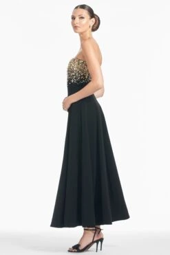 Bettany Gown - Black -Sachin and Babi US F243G26 001 5