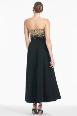 Bettany Gown - Black -Sachin and Babi US F243G26 001 6