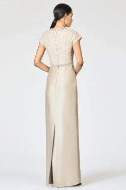 ISLA GOWN - DUNE/PEWTER -Sachin and Babi US F251G47 252 5