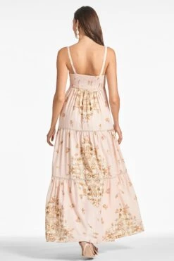 Giorno Dress - Petalo Rosa Fresco -Sachin and Babi US GIORNODRESS PETALOROSAFRESCO BACK