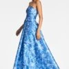 Giovanna Gown - Mediterranean Blooms -Sachin and Babi US GIOVANNAGOWN MEDITERRANEANBLOOM SIDE