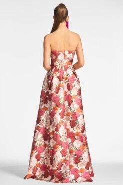 Giovanna Gown - Molti Fiore -Sachin and Babi US GIOVANNAGOWN MOLTIFIORE BACK