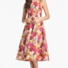 Jacinta Dress - Molti Fiore -Sachin and Babi US JACINTADRESS MOLTIFIORE FRONT