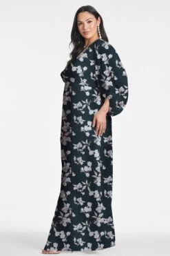 Jenny Gown - Navy Venetia Petal -Sachin and Babi US JENNYGOWN NAVYVENETIAPETALS SIDE c78d7be5 3b25 4986 a2f5 f6081e1a0458