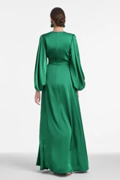 Jenny Gown - Emerald 10 Jenny Gown - Emerald -Sachin and Babi US JennyGown Emerald Back