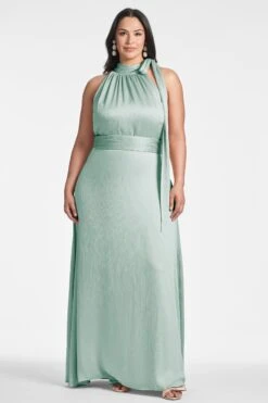 Kayla Gown - Jade -Sachin and Babi US KAYLAGOWN JADE FRONT