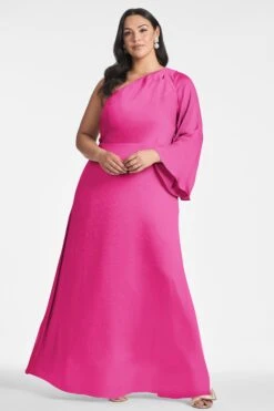 Keely Gown - Dragonfruit -Sachin and Babi US KEELYGOWN DRAGONFRUIT FRONT2 ae3debba b451 4c1c 9fb0 9a0c84232e54