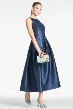 Lexie Top - Navy -Sachin and Babi US LEXIETOP LEIGHTONSKIRT NAVY SIDE 1