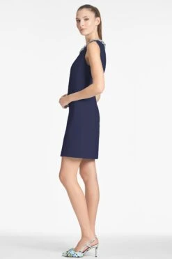 LIZ DRESS - DARK MIDNIGHT -Sachin and Babi US LIZDRESS MIDNIGHT SIDE