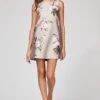 UMA DRESS - PEWTER ENGLISH ROSE -Sachin and Babi US LOOK 04 071