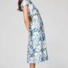 MARTINE DRESS - SKY BLUE STAR LILLIES -Sachin and Babi US LOOK 08 019