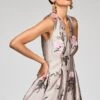 EMBELLISHED BROOKE GOWN - PEWTER ENGLISH ROSE -Sachin and Babi US LOOK 16 154