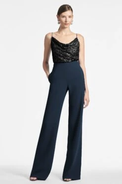 Macy Pant - Midnight -Sachin and Babi US MACYPANT RECOLOR MIDNIGHT FRONT