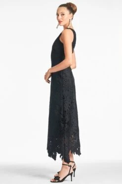 Marzia Dress - Black -Sachin and Babi US MARZIADRESS BLACK SIDE
