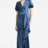 Mila Gown - Indigo -Sachin and Babi US MILAGOWN INDIGO FRONT