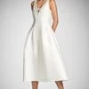 Millie Dress - Off White -Sachin and Babi US MILLIEDRESS OFFWHITE FRONT3