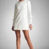 Parker Dress - Ivory -Sachin and Babi US PARKERDRESS IVORY FRONT