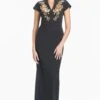 Hudson Gown - Black -Sachin and Babi US R251G12 001 3
