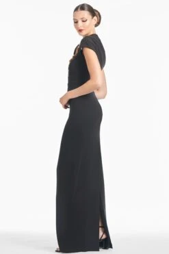 Hudson Gown - Black -Sachin and Babi US R251G12 001 6