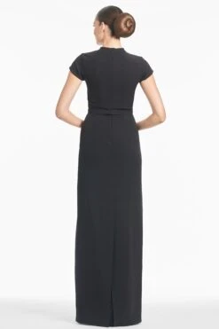 Hudson Gown - Black -Sachin and Babi US R251G12 001 7