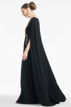 Vittoria Gown - Black 10 Vittoria Gown - Black -Sachin and Babi US R251G39 001 6