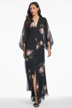 Jenny Gown - Noir Blossom -Sachin and Babi US R251G43 004 2