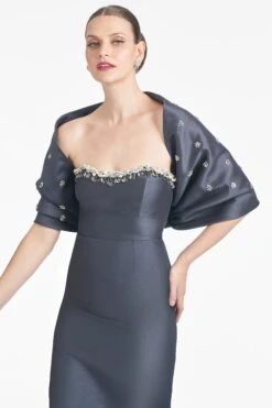 The Hug Shawl - Charcoal -Sachin and Babi US R251J04 029 2