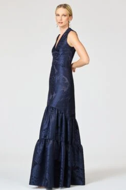 CELLA GOWN - DEEP OCEAN -Sachin and Babi US R261G04 411 6