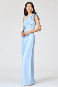 EMBELLISHED OLIVIA GOWN - GLACIAL BLUE -Sachin and Babi US R261G09 454 5