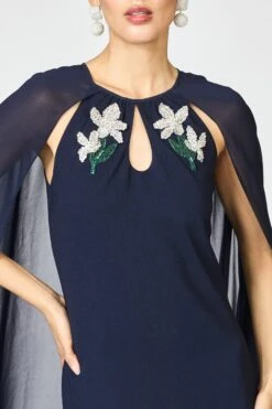 EMBELLISHED COLLEEN GOWN - MIDNIGHT -Sachin and Babi US R261G11 410 5